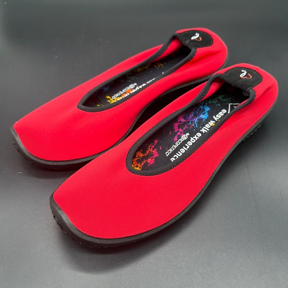 Arcopedico‎ Easy Walk Experience Red Lytech L18 Ballet Flats Womens 38 Portugal